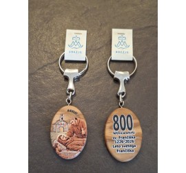 Obesek za ključe s sv. Frančiškom